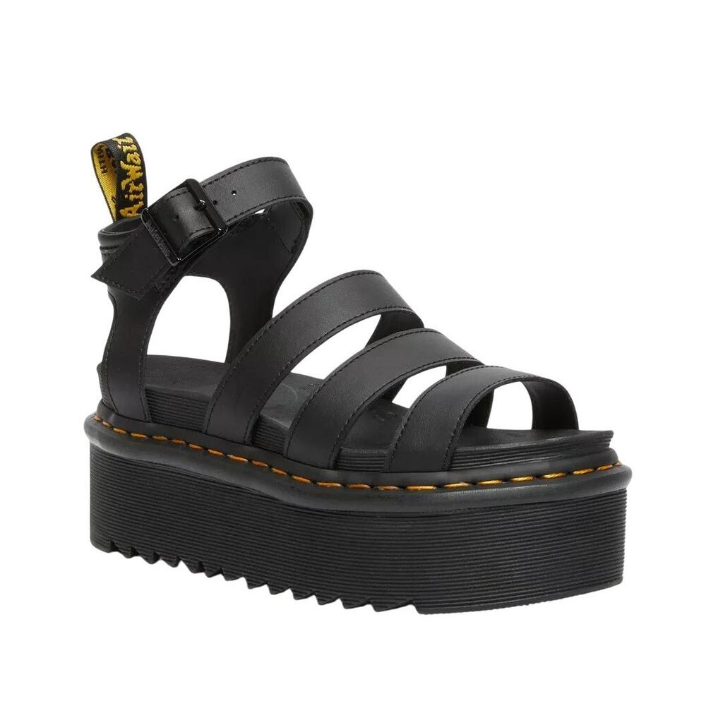 Dr. Martens Black Platform Sandals 7